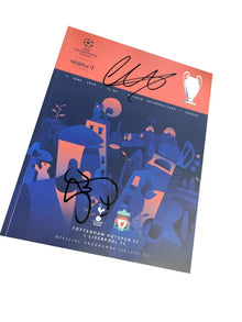  Trent Alexander-Arnold & Sadio Mane Signed 2019 Champions League Programme COA