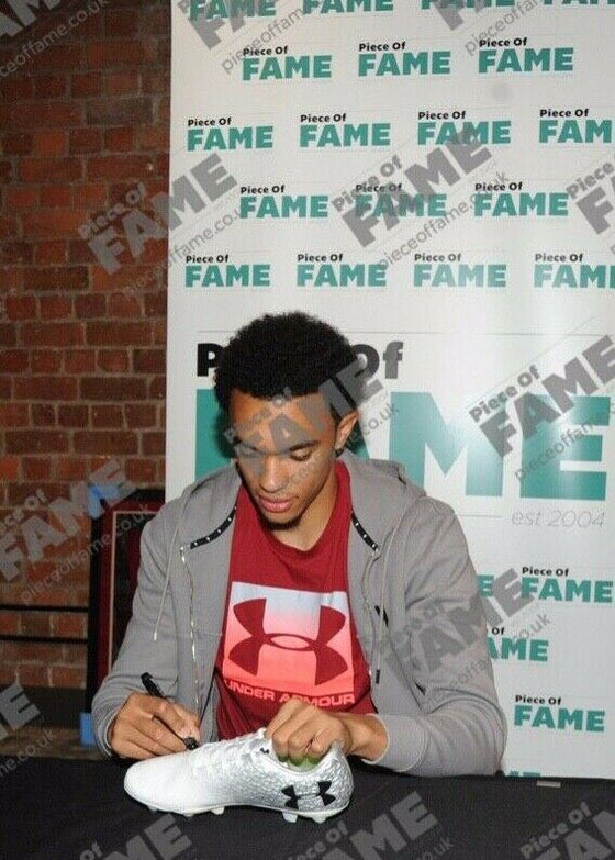 Trent Alexander-Arnold Signed Football Boot Liverpool F.C.Proof AFTAL COA (A)