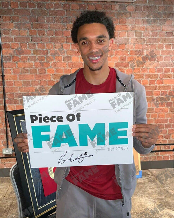 Trent Alexander-Arnold Signed Football Boot Liverpool F.C.Proof AFTAL COA (A)