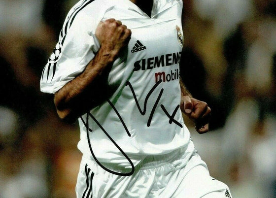 Luis Figo Signed 10X8 Photo Real Madrid & Portugal AFTAL COA (A)