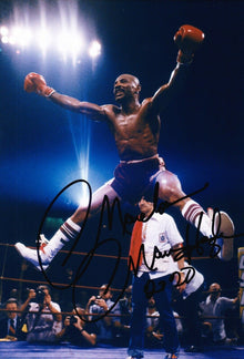  Marvelous Marvin Hagler SIGNED 12X8 Photo Boxing Legend AFTAL Certificate COA (I