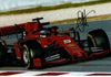 Sebastian Vettel Signed 12X8 Photo FORMULA 1 Ferrari Genuine AFTAL COA (3546)