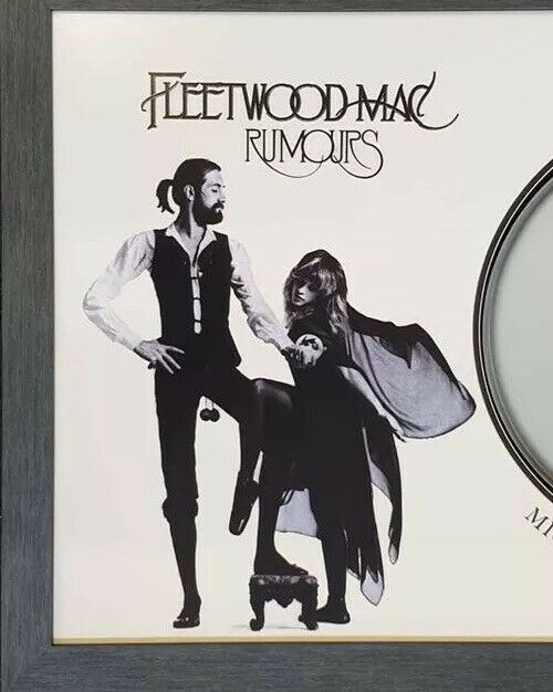 Mick Fleetwood Signed DrumSkin Fleetwood Mac Display AFTAL COA (B)