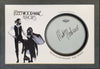 Mick Fleetwood Signed DrumSkin Fleetwood Mac Display AFTAL COA (B)