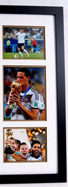 Julian Draxler Signed & Framed Germany Shirt 2014 World Cup WINNER AFTAL COA (A)