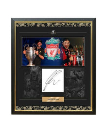  Jurgen Klopp Signed Photo Mount Display Liverpool F.C Premier League AFTAL COA L