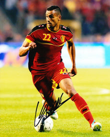  Nacer Chadli Signed 10X8 Photo Belgium AFTAL COA (A)