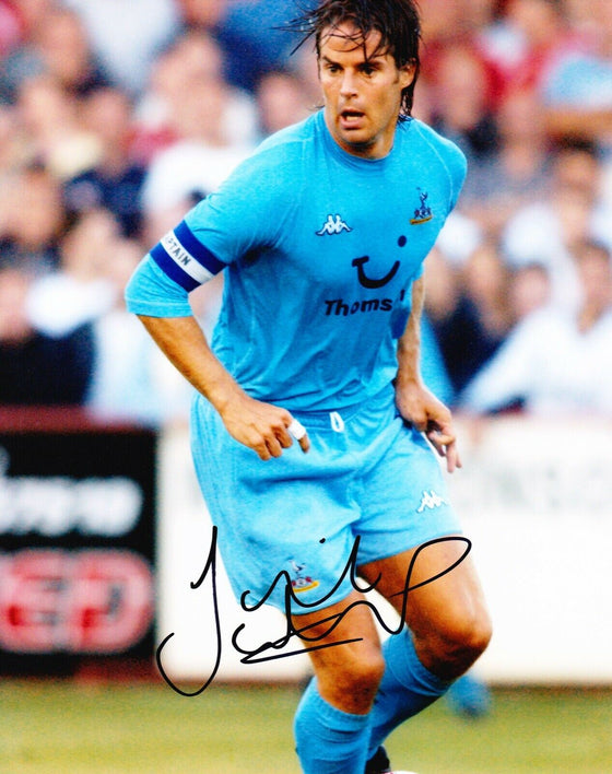 Jamie Redknapp Signed 10X8 Photo Spurs & England AFTAL COA (1197)