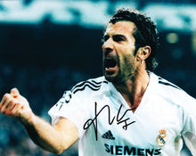  Luis Figo Signed 10X8 Photo Real Madrid & Portugal AFTAL COA (1183)