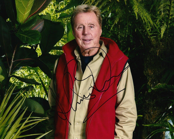 Harry Redknapp Signed 10X8 Photo I'm a Celebrity Get Me Out of Here AFTAL COA (B