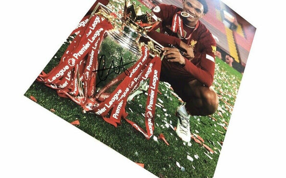 Trent Alexander-Arnold Signed 16X12 Premier League Trophy Photo AFTAL COA (C)