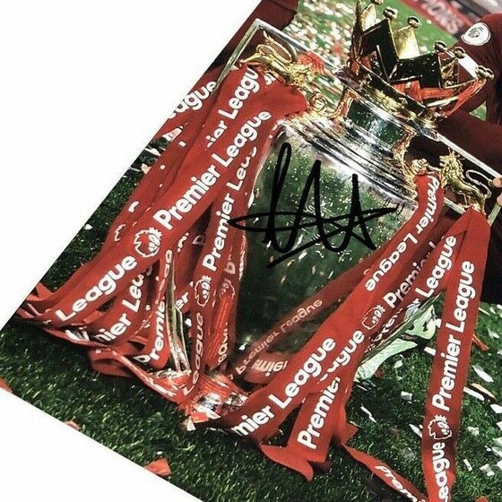 Trent Alexander-Arnold Signed 16X12 Premier League Trophy Photo AFTAL COA (C)