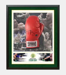  Tyson FURY Signed & FRAMED BOXING GLOVE IN PERSPEX BUBBLE AFTAL COA (A)