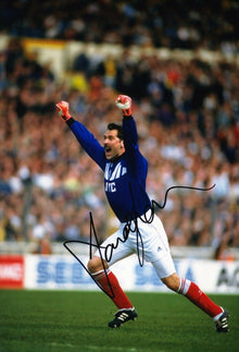  DAVID SEAMAN Signed 12X8 Photo Arsenal AFTAL COA (9122)