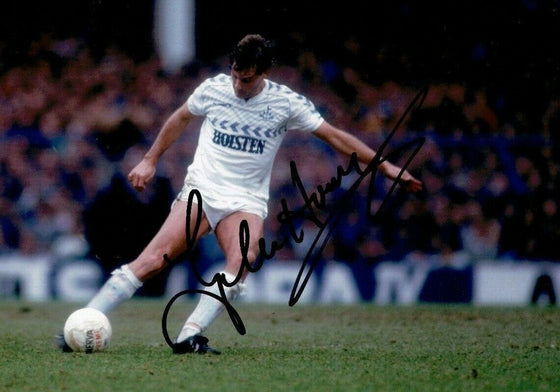 GLENN HODDLE SIGNED 10X8 Photo AUTOGRAPH Tottenham Hotspur AFTAL COA (C)