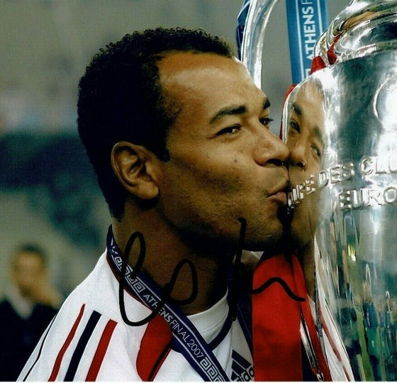Cafu SIGNED 12X8 PHOTO A.C. Milan & BRAZIL AFTAL COA (9146)