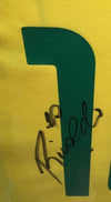 Rivaldo Signed & Framed Brazil Jersey 2002 WORLD CUP JERSEY AFTAL COA (A)