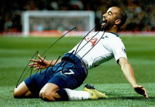  Lucas Moura Signed 12X8 Photo SPURS Tottenham Hotspur AFTAL COA (1509)
