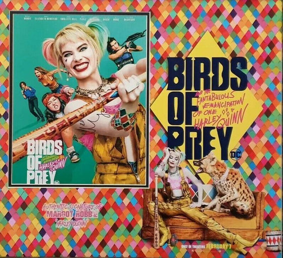 Margot ROBBIE Signed Framed 11X14 Photo MOUNT DISPLAY Birds Of Prey COA AFTAL (B