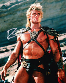  Dolph Lundgren SIGNED 10X8 Photo Masters of the Universe CREED AFTAL COA (A)