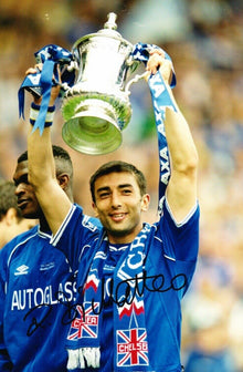  Roberto Di Matteo Signed 12X8 Photo Chelsea FC AFTAL COA (1440)