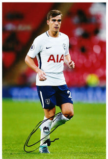  Harry Winks Signed 12X8 Photo ENGLAND SPURS Tottenham Hotspur AFTAL COA (1867)