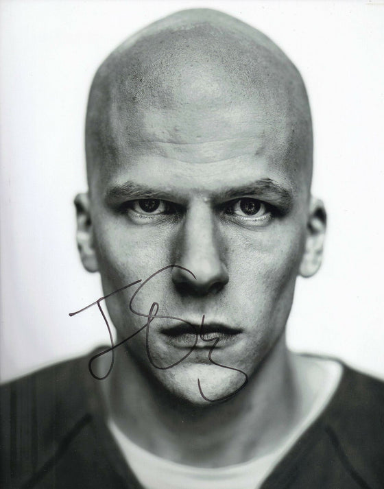 Jesse Eisenberg SIGNED 10X8 Photo Batman v Superman AFTAL COA (5394)