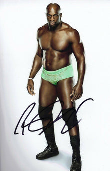  Titus O'Neil Signed 12X8 Photo WWE Genuine Signature AFTAL COA (7125)