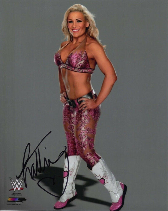 Natalya Neidhart Signed 10X8 Photo WWE WWF Genuine Signature AFTAL COA (7036)