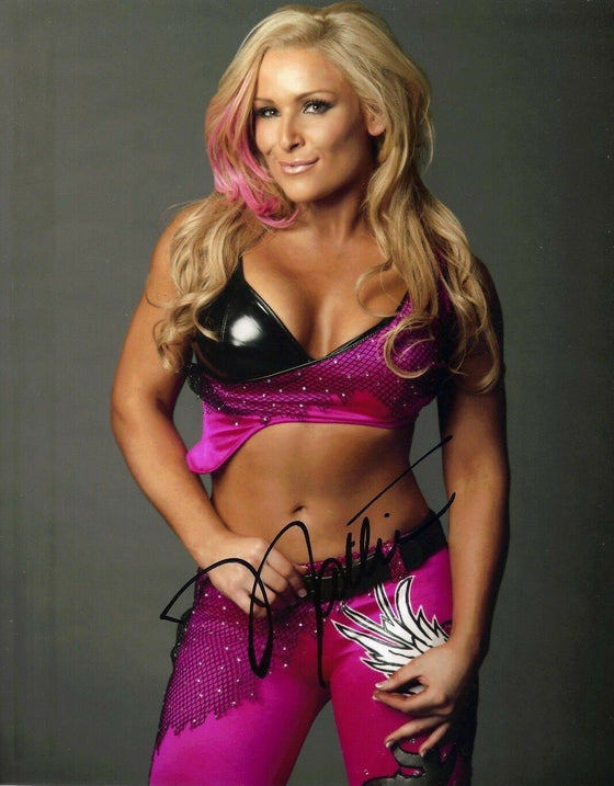 Natalya Neidhart Signed 10X8 Photo WWE WWF Genuine Signature AFTAL COA (7034)