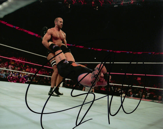 CESARO SIGNED 10X8 PHOTO (WWE) AUTOGRAPH AFTAL COA (7063)