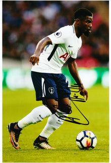  Serge Aurier Signed 12X8 Photo SPURS Tottenham Hotspur AFTAL COA (1648)