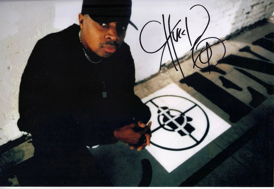 Chuck D Genuine Hand Signed 12X8 Photo PUBLIC ENEMY Autograph AFTAL COA (A)
