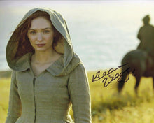  Eleanor Tomlinson SIGNED 10X8 PHOTO Poldark Genuine AFTAL COA (5546)