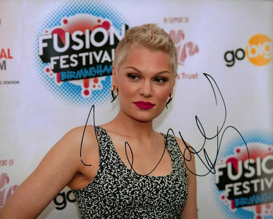 Jessie J Autograph Signed 10X8 Photo GENUINE HAND SIGNED