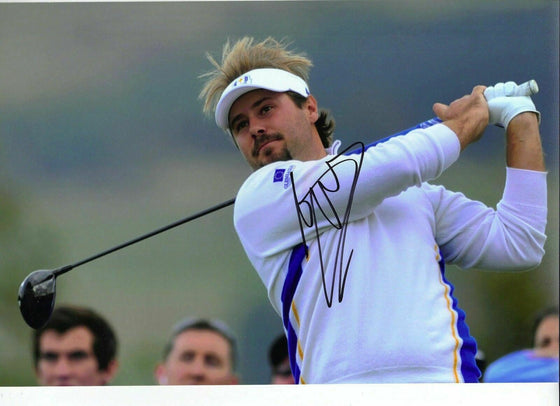 Victor Dubuisson Original Hand Signed Autograph 12X8 Photo 2014 RYDER CUP (3169)