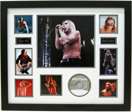 Iggy Pop AND the Stooges Genuine Signed Album FRAMED (B)
