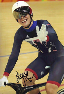  Rebecca "Becky" James GENUINE Hand Signed 12X8 Photo OLYMPICS RIO 2016 (C)