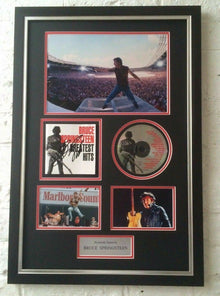  Bruce Springsteen FRAMED Autograph GENUINE Hand Signed AFTAL COA (C)