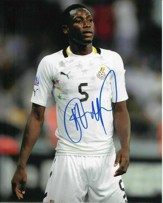 Baba Rahman Signed 10X8 Photo Chelsea F.C. & GHANA Genuine AFTAL COA (1194)