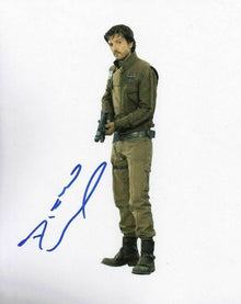  Diego Luna Signed 10X8 Photo Rogue One: A STAR WARS Story AFTAL COA (5214)