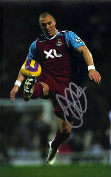  Dean Ashton SIGNED 12X8 Photo West Ham United F.C. Genuine AFTAL COA (1610)