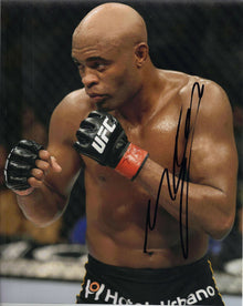  Anderson Silva Genuine Signed 10X8 Photo (UFC) Autograph BRAZIL AFTAL COA (E)