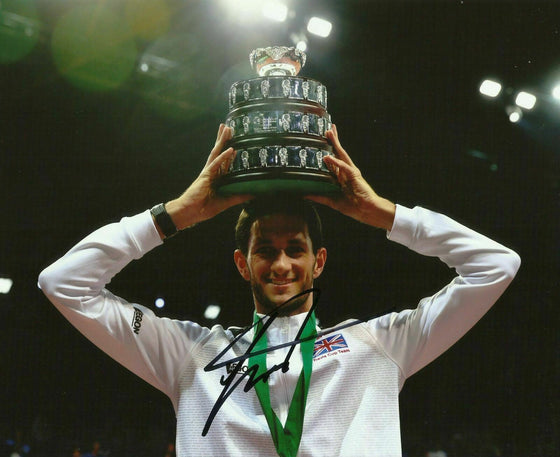 James Ward Signed 10X8 Photo Genuine Autograph 2015 Davis Cup AFTAL COA (B)