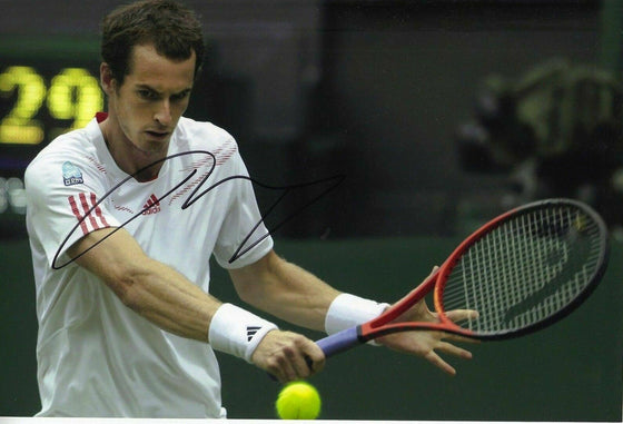 Andy Murray Genuine Hand Signed 12X8 Photo *Rare* WIMBLEDON 2013 AFTAL COA (E)