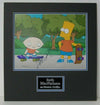 Seth MacFarlane Signed Photo Mount Display Stewie Griffin Family Guy AFTAL COA