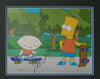 Seth MacFarlane Signed Photo Mount Display Stewie Griffin Family Guy AFTAL COA