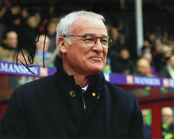 Claudio Ranieri Signed 10X8 Photo Leicester City F.C. Genuine COA AFTAL (1201)