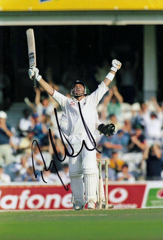 Mark Ramprakash Signed 12X8 Photo Genuine Signature AFTAL COA (2578)