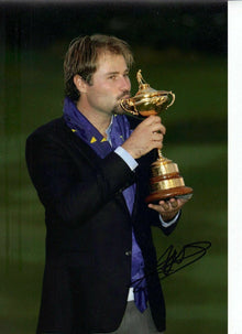  Victor Dubuisson Original Hand Signed Autograph 12X8 Photo 2014 RYDER CUP (3141)
